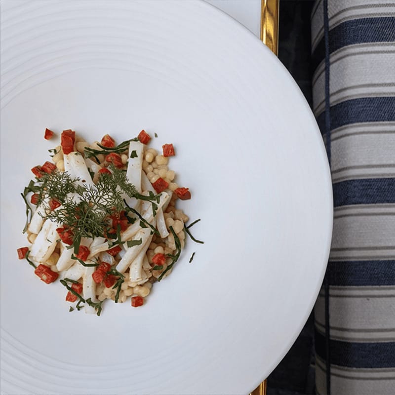 Plat signature de Dani García à la Maison Delano Paris