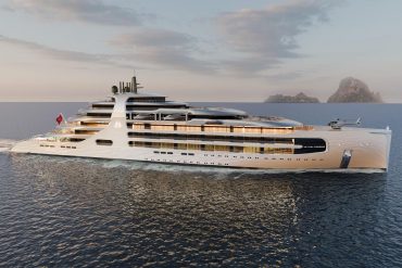 Le gigayacht Beyond Horizons du Maybach Ocean Club en mer · La Revue des Hôtels
