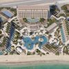 Rendering aérien du MGallery Rhodes, resort adults-only de 222 clés avec piscines lagon face à la plage de Kallithéa