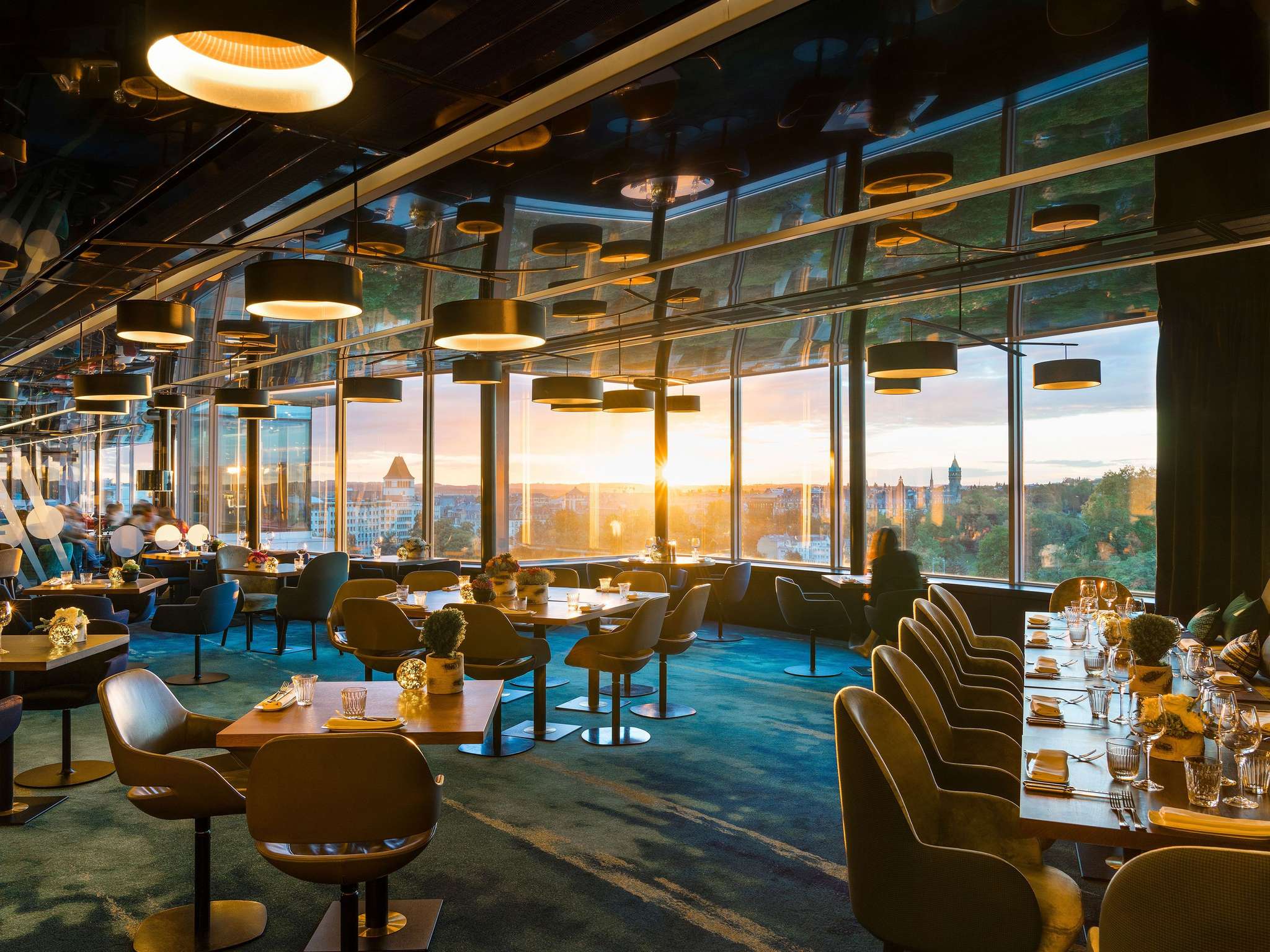 Restaurant panoramique du Sofitel Le Grand Ducal
