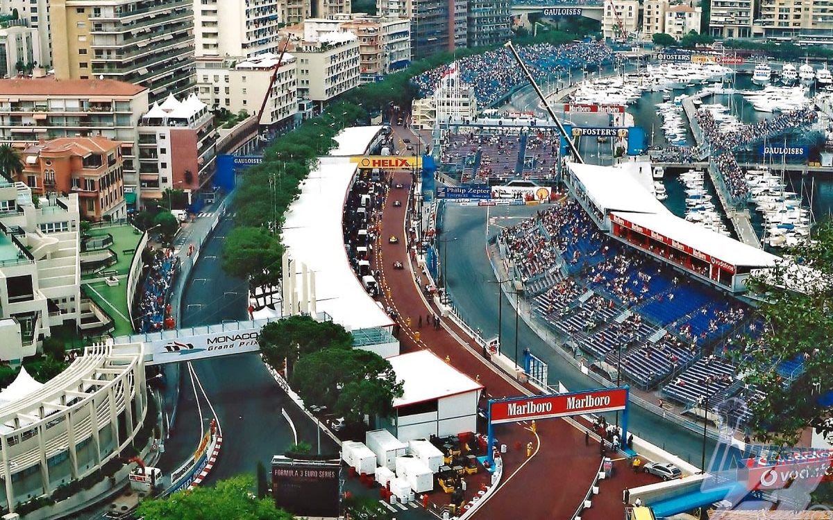 Le port de Monte-Carlo pendant le Grand Prix de Monaco