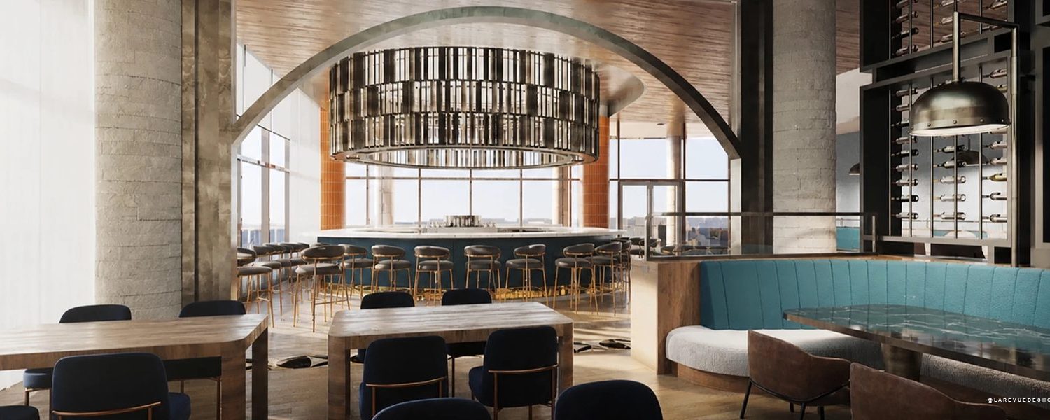 Le restaurant Salt, au 7e étage de The Crescent, Turning Stone Resort Casino