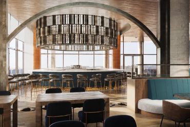 Le restaurant Salt, au 7e étage de The Crescent, Turning Stone Resort Casino