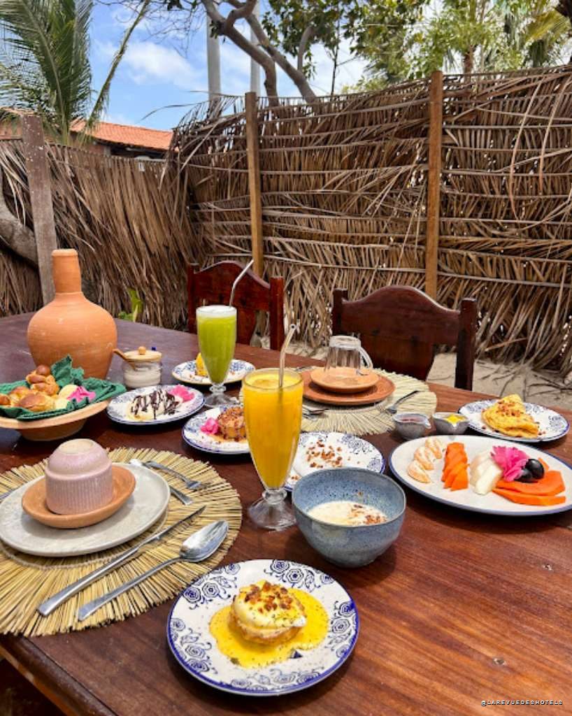Petit-dejeuner nordestin au Villa Pantai Atins