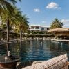 Le pool club du futur resort ZEST à Cap Negret, sur la côte ouest d'Ibiza
