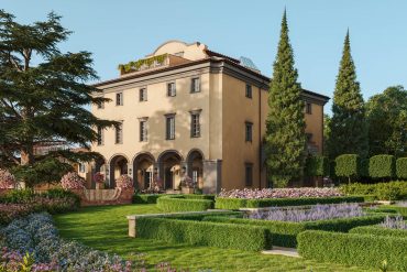 La villa du XVe siècle de Borgo Pignano Florence et ses jardins, colline de Montughi