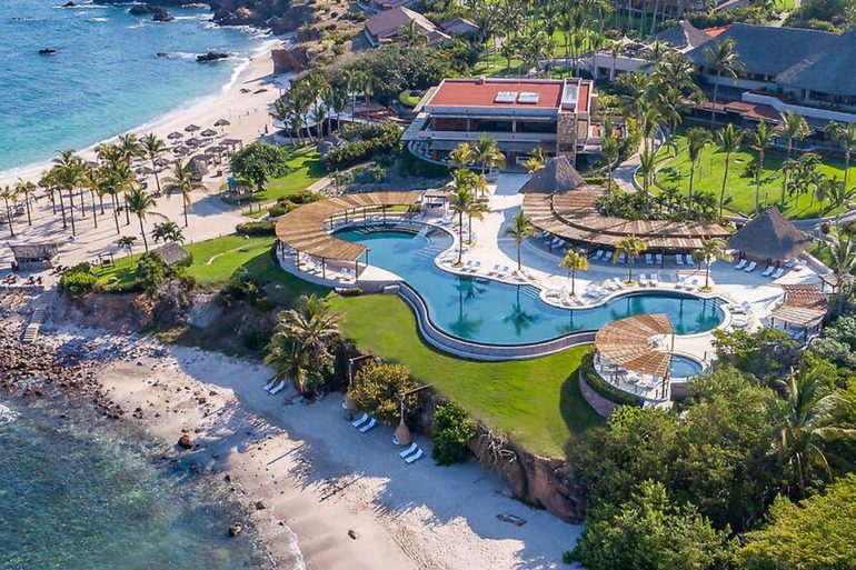 Le Four Seasons Resort Punta Mita, sur la Riviera Nayarit au bord du Pacifique