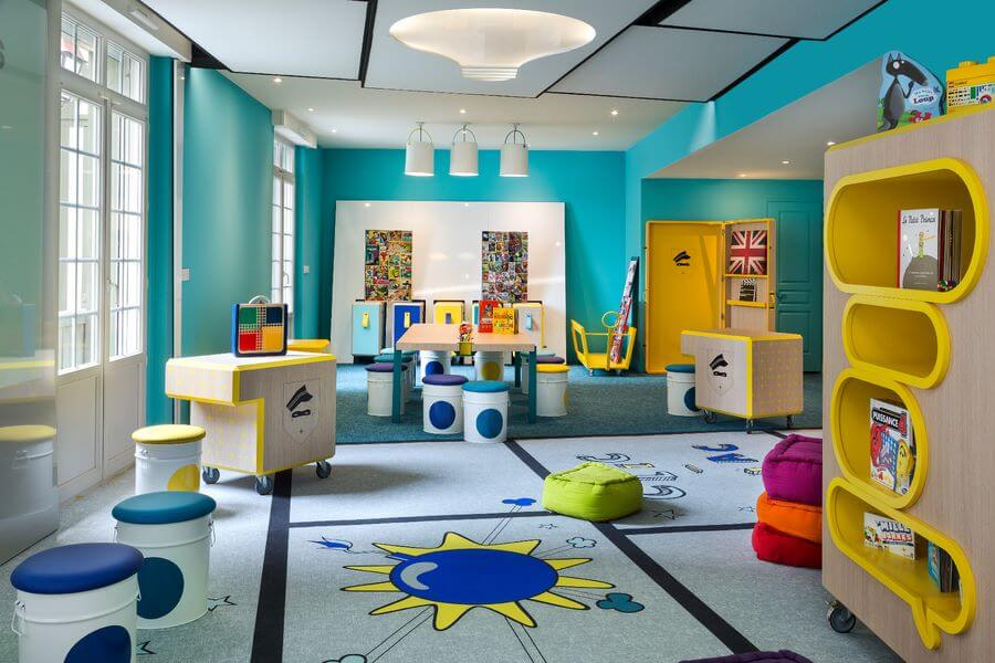 La salle de jeux du club enfants Barrière, à Deauville