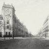 Le boulevard Saint-Germain et la tour de l horloge du ministere de la Guerre, photographies par Charles Marville