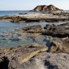 La côte de Kiotari, dans le sud de l'île de Rhodes