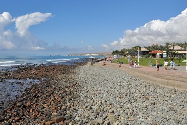 La plage du Faro, à Meloneras, dans le sud de la Grande Canarie