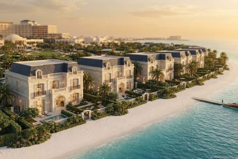 Les Townhomes du resort Wynn Al Marjan Island, en bord de plage à Ras Al Khaimah