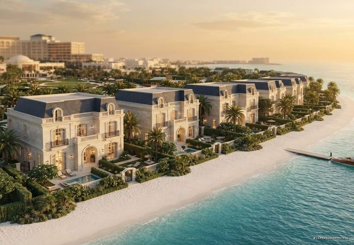 Les Townhomes du resort Wynn Al Marjan Island, en bord de plage à Ras Al Khaimah