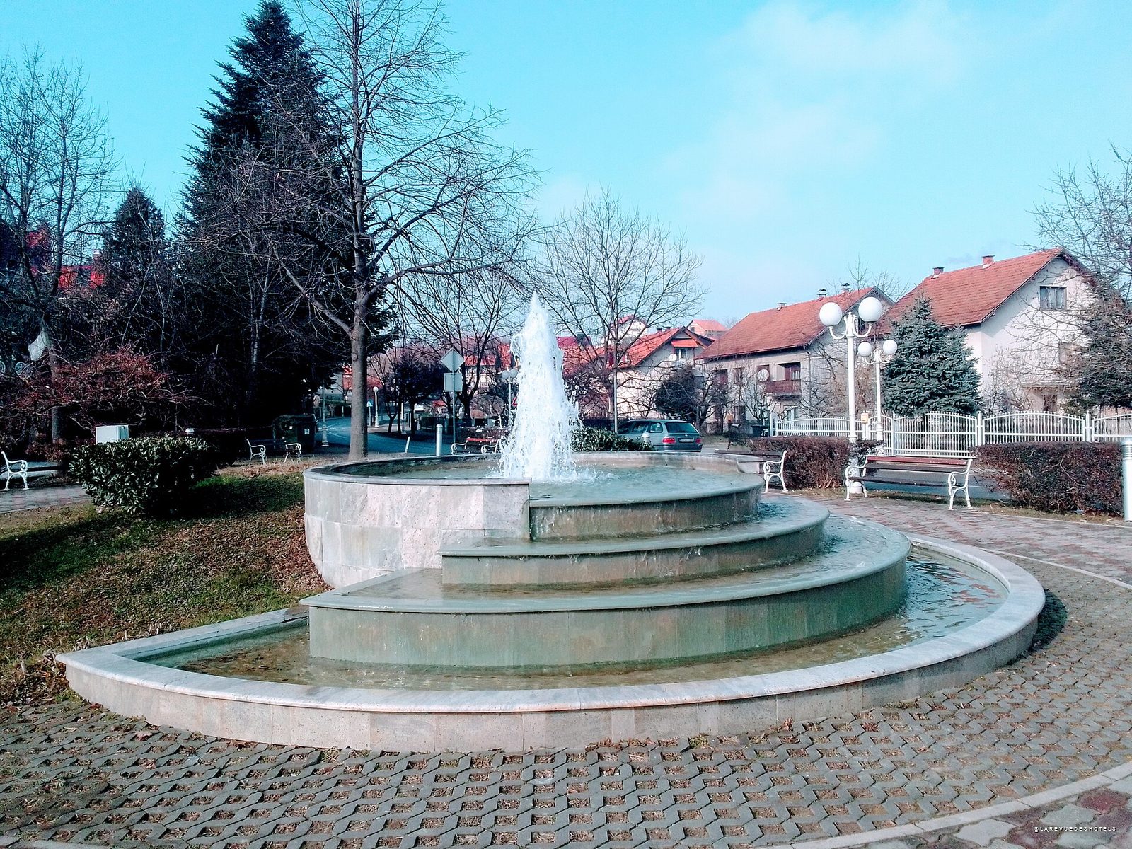 Le centre de Stubicke Toplice, station thermale du Zagorje croate
