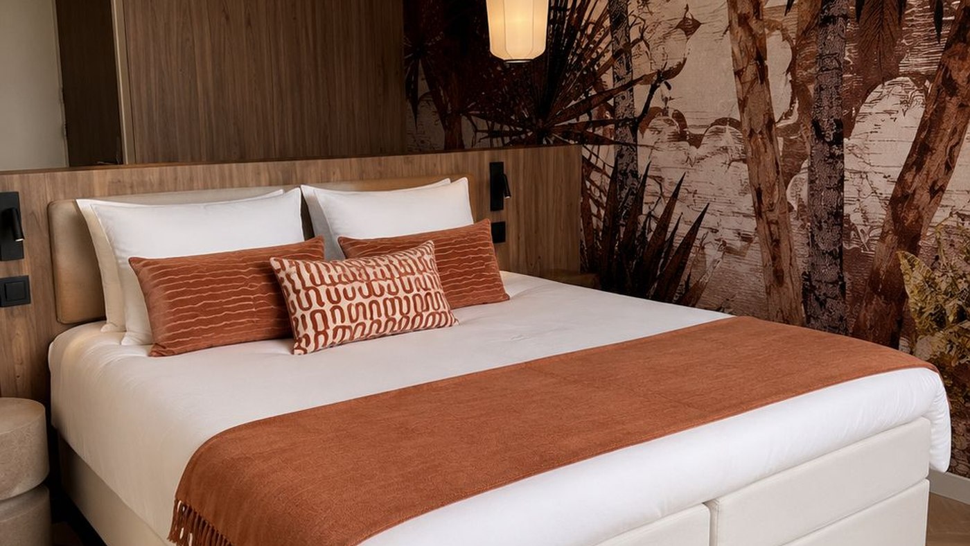 La suite Amazone du Van der Valk Exclusief Maastricht-Maas, l'une des suites thematiques sud-americaines