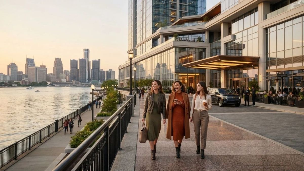 Waterfront Landmark: JW Marriott Detroit Water Square Scheduled for 2027 Debut