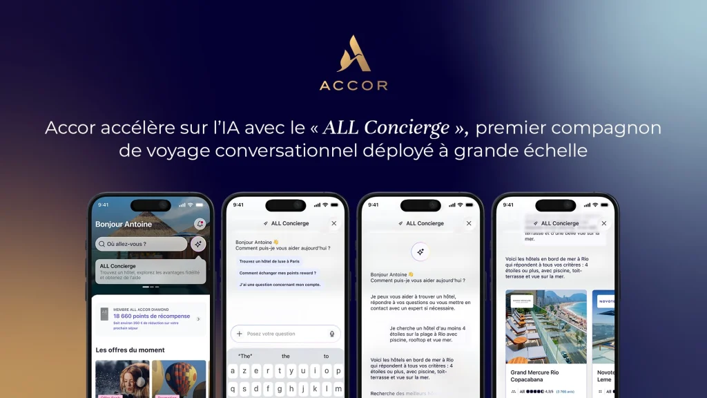 El grupo Accor despliega ALL Concierge, su asistente de viaje con IA: 11 idiomas, WhatsApp y un asesor humano de relevo