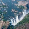Les chutes Victoria au Zimbabwe, où Emaar Properties étudie des hôtels de luxe