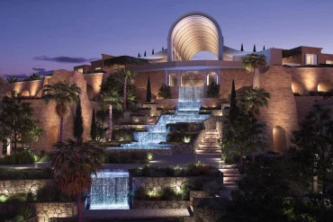 Vue d'artiste du Fairmont Chania Resort, premier Fairmont de Grèce, attendu en Crète en 2029