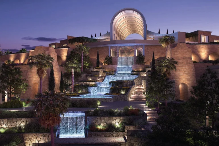 Vue d'artiste du Fairmont Chania Resort, premier Fairmont de Grèce, attendu en Crète en 2029