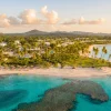 Vue aérienne du futur Four Seasons Resort Dominican Republic at Tropicalia sur la plage de Playa Esmeralda