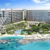 Vue aérienne du Grand Hyatt Grand Cayman Resort & Spa sur Seven Mile Beach, aux Îles Caïmans