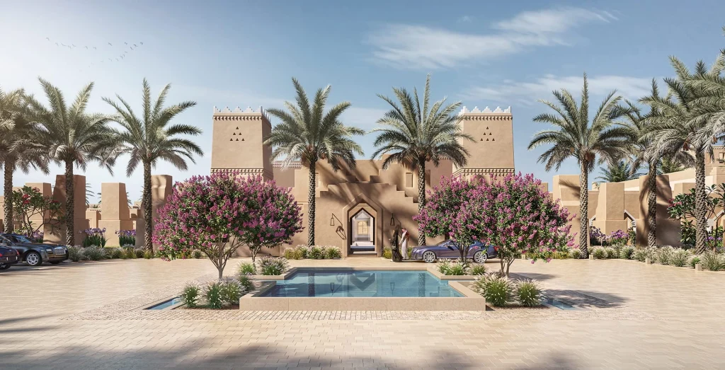 Das Resort The Oberoi Sukoonvilas öffnet Anfang 2027 in Wadi Safar bei Riad: 60 Najd-Villen