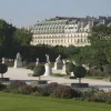 La façade du Meurice face au jardin des Tuileries