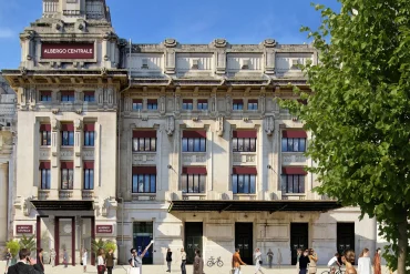 Rendu de The Duke Milan dans l'aile de la gare centrale de Milan, côté piazza Luigi di Savoia