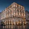 Rendu de la façade du WestDill Mayfair, à l'angle de Piccadilly et d'Albemarle Street