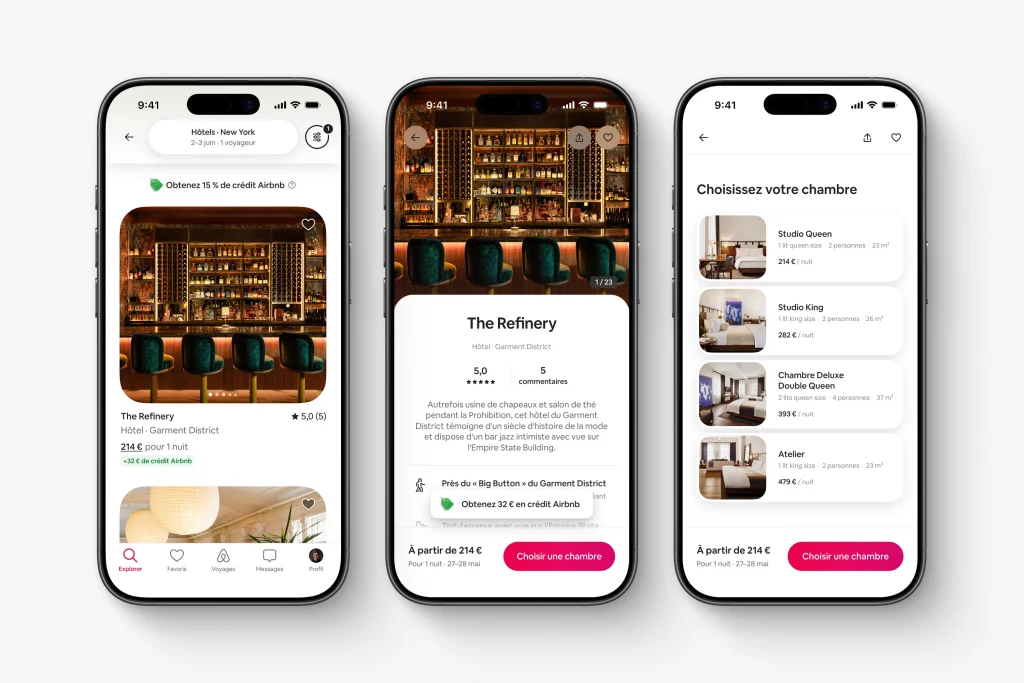 Airbnb vend des chambres d&rsquo;hôtel : le filtre « Hôtel », les frais et ce que les avis révèlent