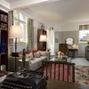 La suite J.K. Rowling de l'hôtel The Balmoral à Édimbourg, rayonnages de livres et machine à écrire