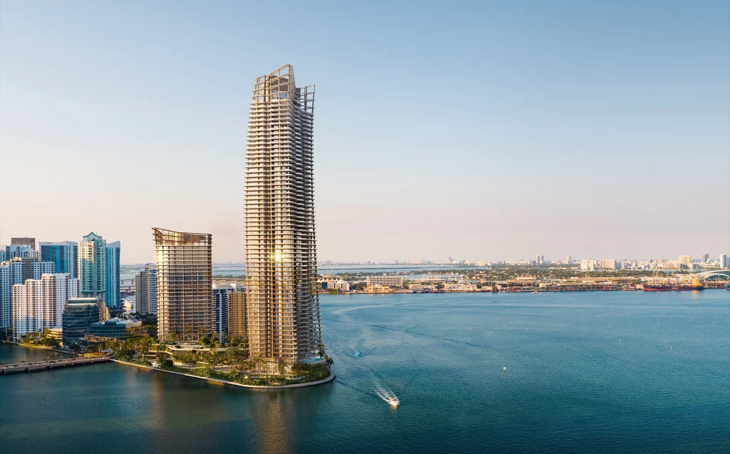 L&rsquo;hôtel Mandarin Oriental, Miami lance son chantier à Brickell Key : 121 chambres, ouverture prévue en 2030