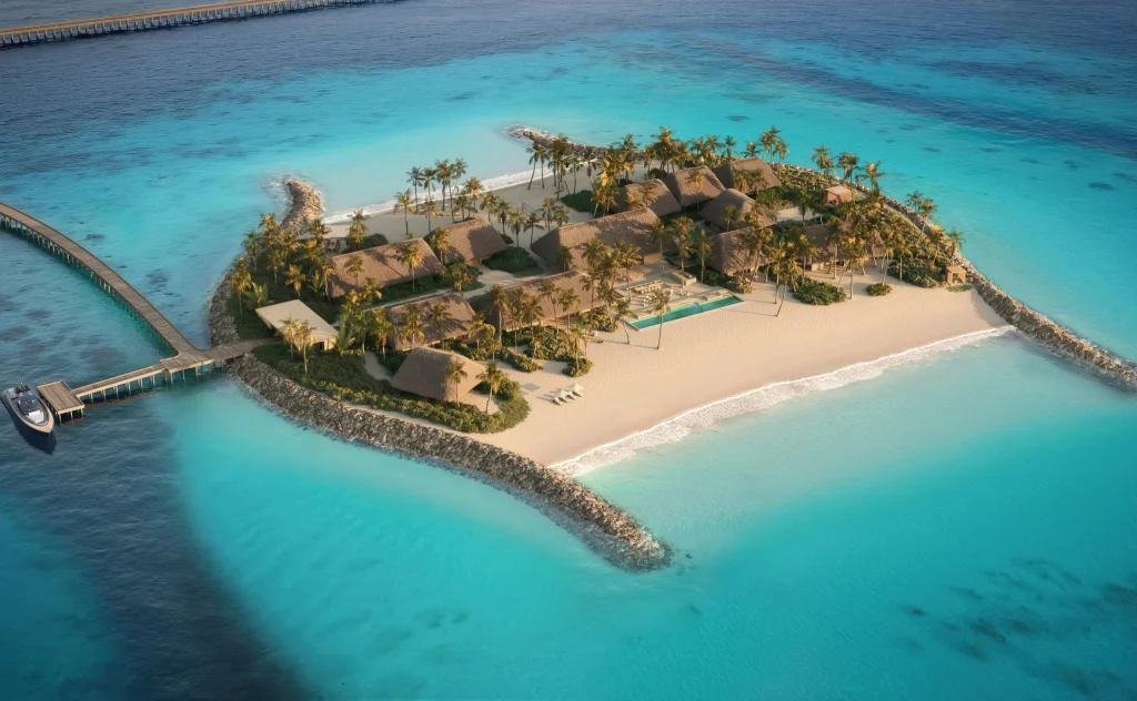 El resort Amanolu será el primer Aman de Maldivas: abrirá en 2028 con 16 residencias en islas propias