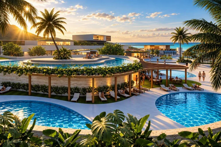 Le resort Meliá Roatán ouvrira en 2029 au Honduras, face à la deuxième barrière de corail du monde